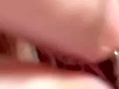 amateur pink pussy gets licked and fucked 51 days post-virginity 😍 close up action
