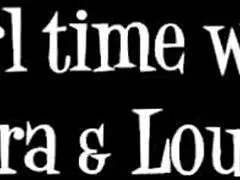 louise jenson gets cunnilingus and dildo play in wild british scene