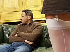 Redhead with Big Boobs Paige Ashley Sucks and Fucks in Sexy Lingerie