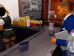 Anna Exciting Affection - Playful Fox Teases Hard in Public Upskirt!