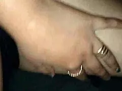 Aunt fucks niece for movie show backstage