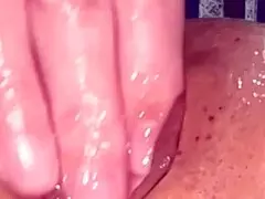 This amateur Asian milf explores her pink pussy 136 days after losing virginity.