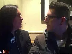 Mature Skank Blows Monster Cock