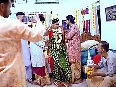 sudipa ki suhagraat - sudipas wedding night with five husband gangbang fucking full movie