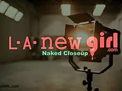 teen blonde says, 'want to see my cute body?' during solo interview with father in law