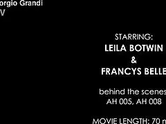 Behind the scenes with Leila Botwin and Francys Belle in wild banging compilation.