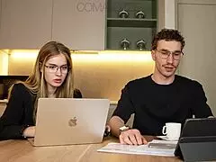 big tit secretary failing at her job 😏