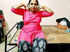 Desi Indian sister in law gets bent over for hardcore fucking with monster cock and dirty talk