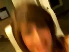 Busty Tranny Plays With Her Cock And Cums