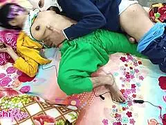 Indian couple enjoys full night romance uncut