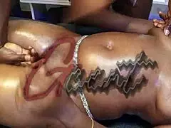 i got so wet from that big black cock massage, screaming foreplay