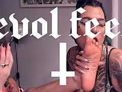 Latina Domination in Bisexual Group Scene Where Toe Sucking Craving Turns Intense with Choking and Gagging.