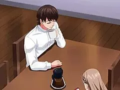 My step sister bends over for that monster cock fucking.