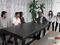 Experienced stallion fucks horny redhead MILF Penny Lay! Screams in orgasm!