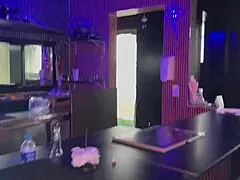 o bar com calcinhas penduradas no teto, big tits milf gets anal creampie from monster cock