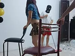 The LATINA MILF employees have an EROTIC SCENE during WORK HOURS while CLEANING the OFFICE