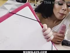 hot latina stepmom welcomes new stepson with open arms and freeuse access - momslave