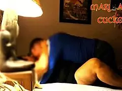 my lover teaches my cuckold husband how to fuck my milf pussy and ass to orgasm