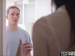 Young Stud Tricks And Pounds Big Tits Curvy Milf With Big Black Cock!