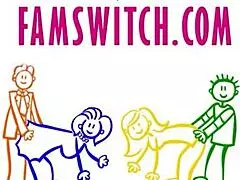 In this taboo family swap fantasy, the father-in-law engages in sex with his not-daughter while the mother-in-law pleasures the not-son in a group foursome