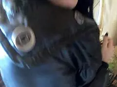 Milfycalla's jacket and leggings covered in cum preview