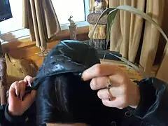 Milfycalla's jacket and leggings covered in cum preview