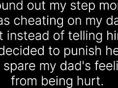 Жестко наказываю мачеху монстр-хуем за измену