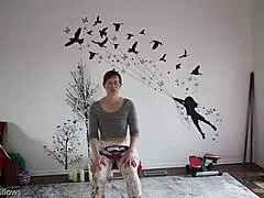 yoga lesson turns into steamy fun