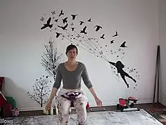 yoga lesson turns into steamy fun