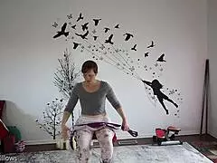 yoga lesson turns into steamy fun