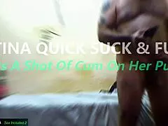 latina delivers quick suck and fuck session