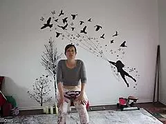 yoga lesson turns into steamy fun