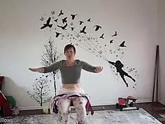 yoga lesson turns into steamy fun