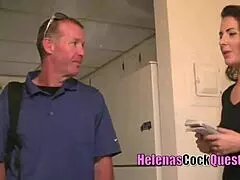 watch helena price compare her friend's bull big dick against her cuckold husband's small one.