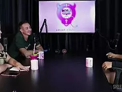 Compilados da val mineirinha no bora cast com bruna carlos watch on sheer red