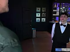 Wife free used in threesome during dinner date!