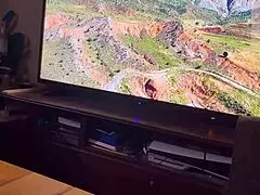 Stepmom's revenge on cheating dad with submissive blowjob and huge natural tits