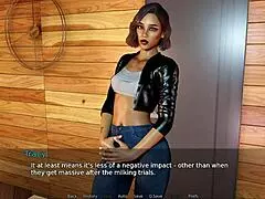 Bbw latina with hairy pussy touches herself in the gain trials 11, leading to squirting and creampie