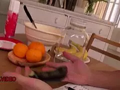 This mature Japanese woman gives a blowjob before hardcore sex ends in creampie