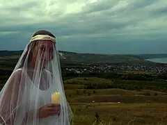 laten we naar heuveltop voor outdoor geil plezier met milf