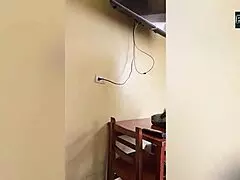 Mature woman enjoys a drink and conversation