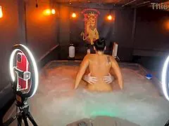 Intense Hot Tub Sex With Sheena Ryder And Deepthroat