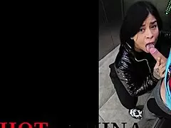 I fucked my neighbor's stepmother in the elevator in Medellin, Colombia, what a thrill!