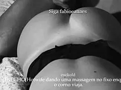 hotwife films pauzão massage for corno husband 🤭