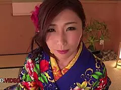 seductive kimono-clad milf ayumi shinoda gives passionate bj