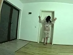 Intense Face-Fucking With Cum-Play In Satin Robe