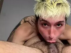 Femboy vs stepdaddy creampie 😈