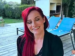 섹시 빨간머리 샐리 란제리 입고 엉덩이 좆 박히고 싶어?