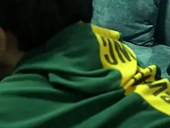 skinny teen 18+ gets muff dived and cum in mouth pov