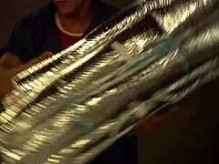 blonde milf carmen luvana takes a big cock in her shaved pussy outdoors. she bends over for doggystyle fucking as a slut.